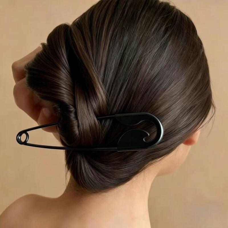 大人気！大判の安全ピン、金属製のヘアクリップ、バレッタ。女性 - Women Accessories Sale のレビューと価格
