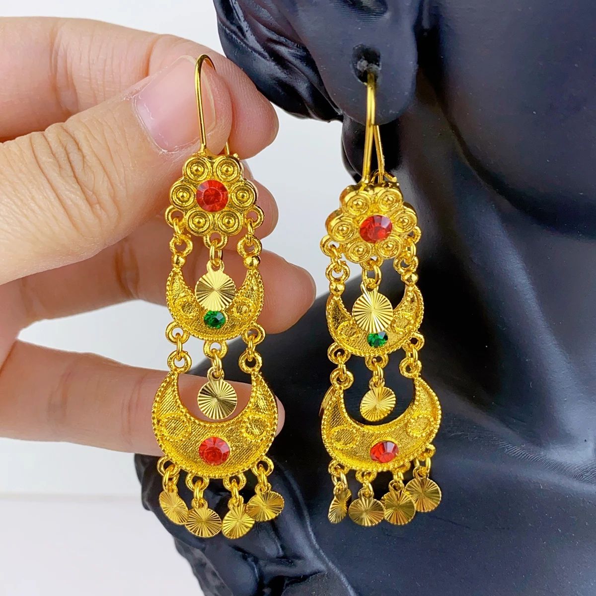 インディアンドロップブラブライヤリングジュエリー女の子のため - Women Accessories Dubai のレビューと価格