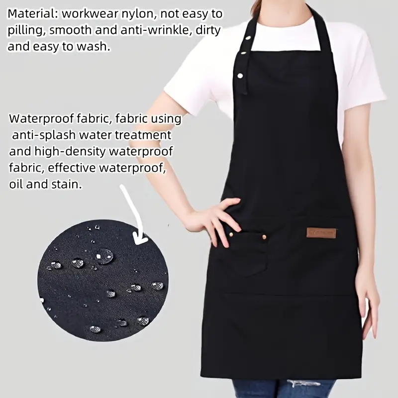 男性と女性のための調節可能なキッチンエプロン,シェフの仕事の - Women Kitchen Accessories のレビューと価格
