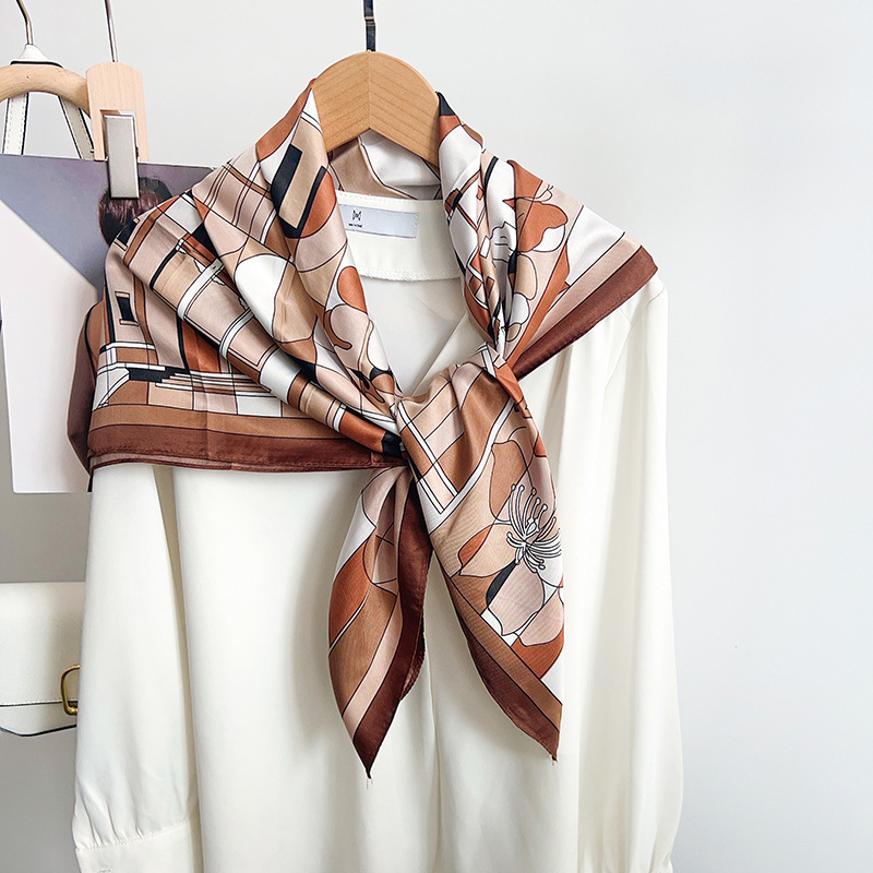 2026 新しいスクエアツイルシルクスカーフ女性のための春秋 - Silk Scarf Square のレビューと価格